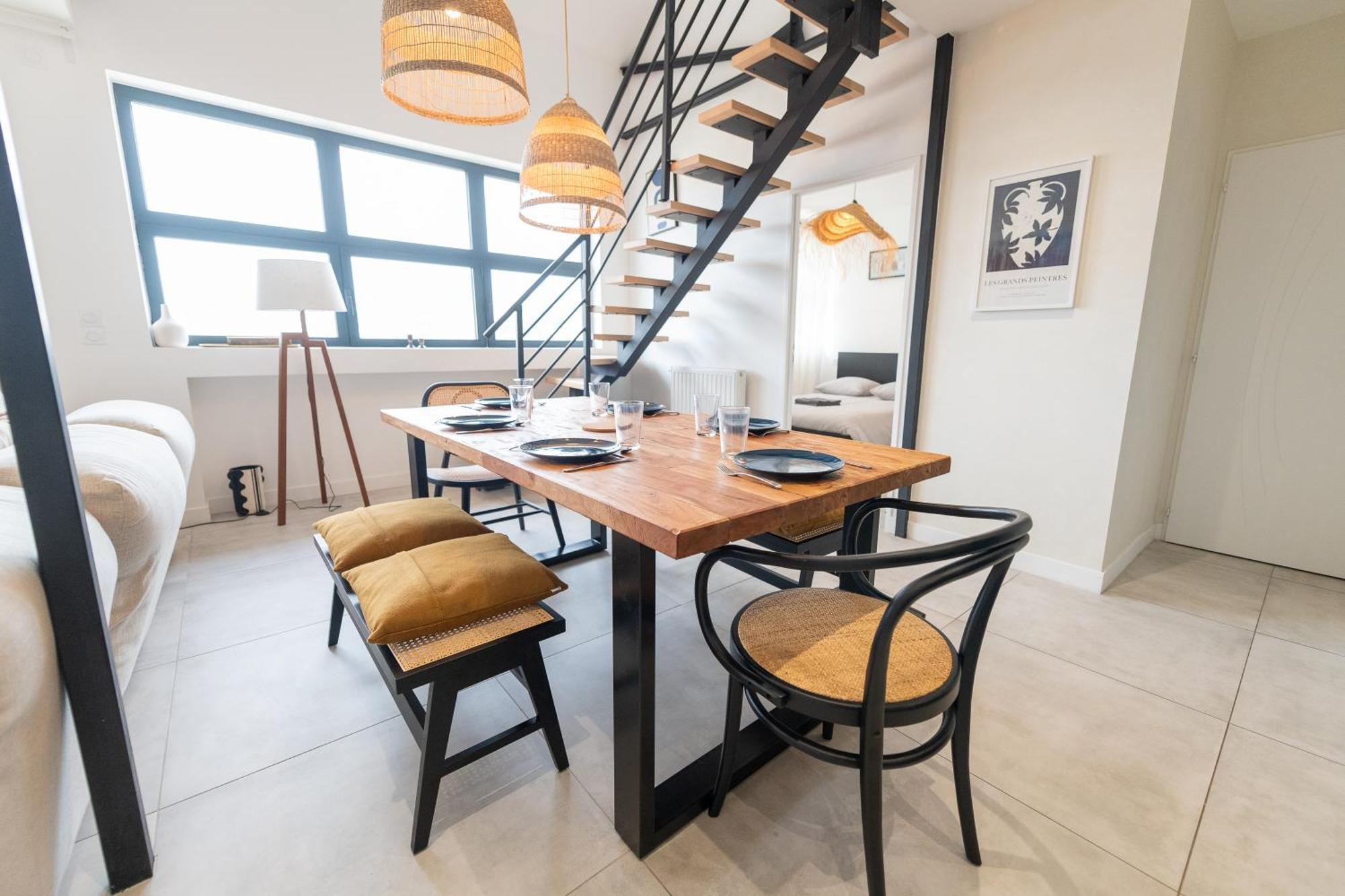 Kasa Madura - Duplex Au Calme Tout Equipe Сент Етиен Екстериор снимка