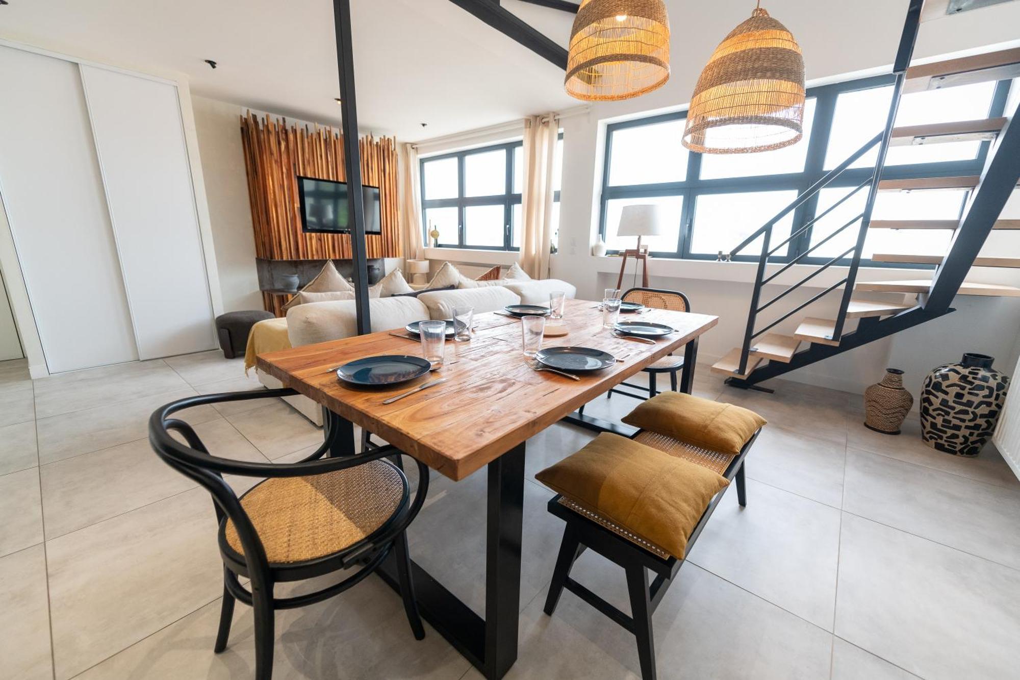 Kasa Madura - Duplex Au Calme Tout Equipe Сент Етиен Екстериор снимка